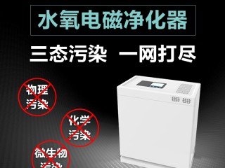 左杉新型水氧电磁空气净化器家用去粉尘二手烟室内机除甲醛神器